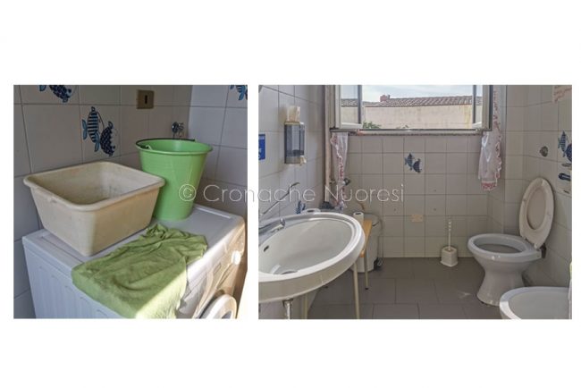 Infiltrazioni alla Materna di via Malta (foto Cronache Nuoresi)