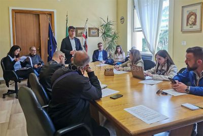 La conferenza stampa di oggi sul PNRR (foto S.Meloni)
