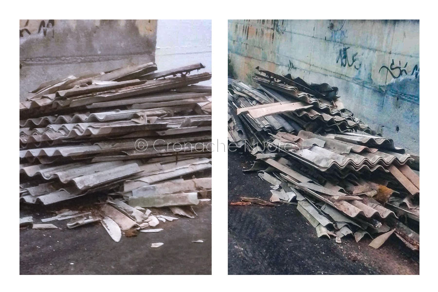 Nuoro. Pericolosa discarica di amianto all’ingresso della galleria di Mughina