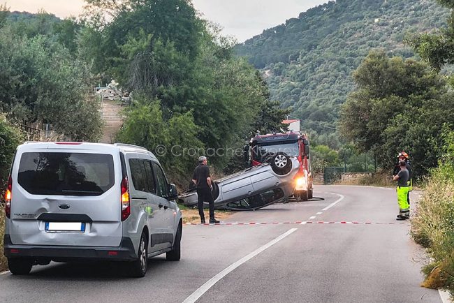 La scena dell'incidente