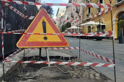 Nuoro, lavori al corso Garibaldi