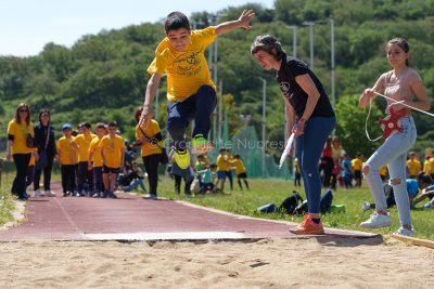 Nuoro. Salto in lungo ai Giochi della Gioventu' (foto S.Novellu)