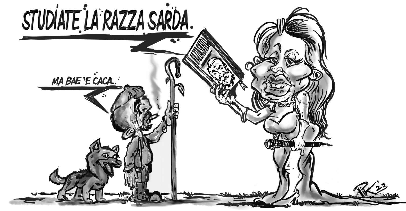 Valeria Marini: “I sardi sono una razza da studiare”…