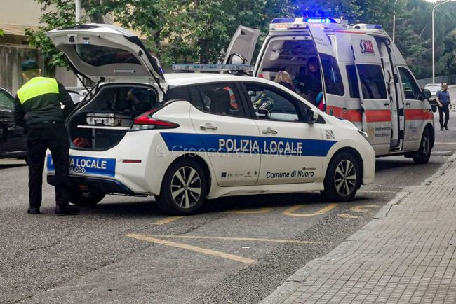 Polizia Locale e 118 in via Martiri della Liberta'
