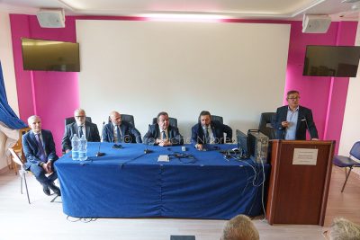 La conferenza stampa con l'ass. Doria al San Francesco (foto S.Novellu)