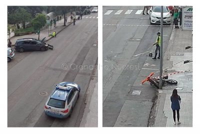 La scena dell'incidente in viale Repubblica