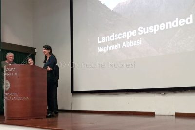 La vincitrice di IsReal 2023 Naghmeh Abbasi (foto S.Novellu)