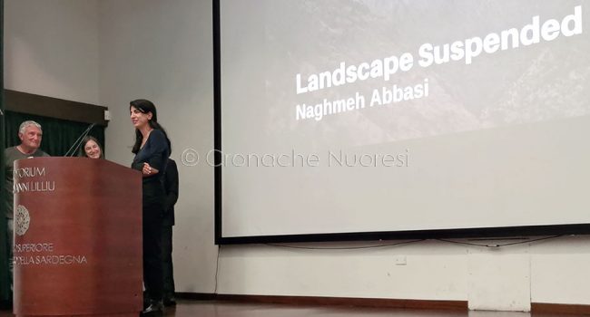 La vincitrice di IsReal 2023 Naghmeh Abbasi (foto S.Novellu)