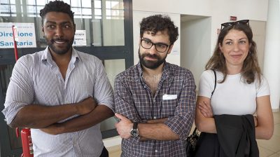 Tre dei quattro nuovi chirurghi operativi a Nuoro (foto S.Novellu)