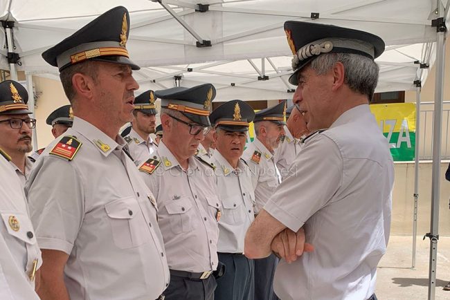 Il generale delle Fiamme Gialle Buratti