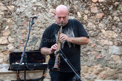 L'esibizione di Gavino Murgia (foto S.Novellu)