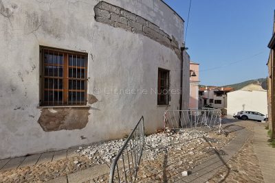 Nuoro, crolli a casa Fadda (foto S.Novellu)