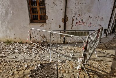 Nuoro, crolli a casa Fadda (foto S.Novellu)