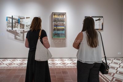 Spazio Ilisso, inaugurazione della mostra su Maria Lai (foto S.Novellu)
