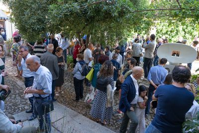 Spazio Ilisso, inaugurazione della mostra su Maria Lai (foto S.Novellu)