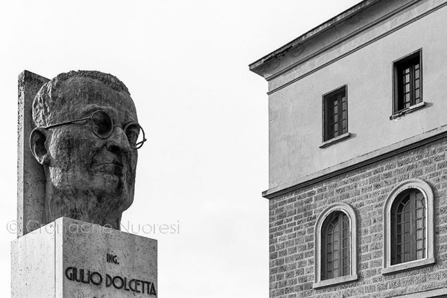 Arborea, busto dell'ing. Giulio Dolcetta (foto S.Novellu)