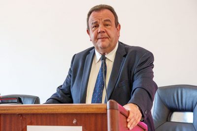 Il rettore dell'Universita' di Sassari Gavino Mariotti (foto S.Novellu)