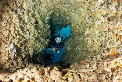 Immersione in grotta (foto V.Piras)