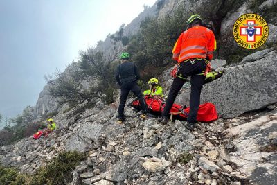 L'intervento del Soccorso Alpino