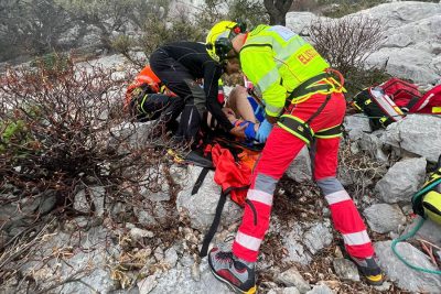 L'intervento del Soccorso Alpino