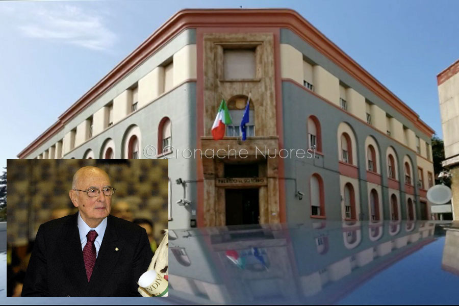 Morte Napolitano. In Prefettura a Nuoro il registro di condoglianze