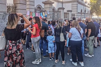 Primo giorno di scuola all'Istituto Podda (foto S.Meloni)