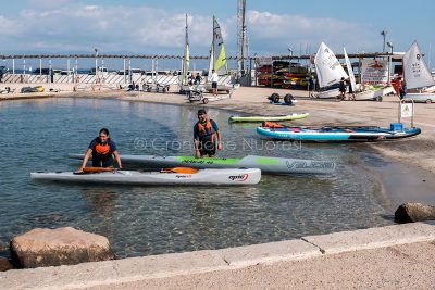Cagliari, sport acquatici al Poetto (foto S.Novellu)