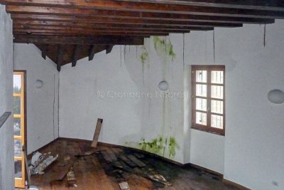 Il solaio crollato a casa Fadda-Corraine
