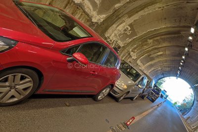 La scena dell'incidente all'interno della galleria di Pratosardo