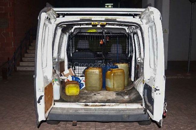L'auto col gasolio rubato a Macomer