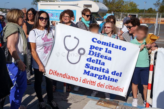Manifestazione per la Sanita' nel Nuorese (foto S.Novellu)