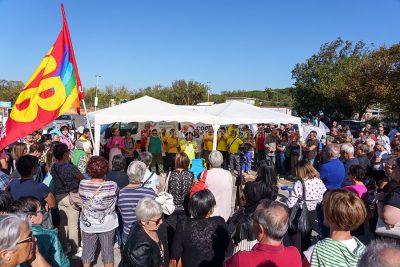 Manifestazione per la Sanita' nel Nuorese (foto S.Novellu)