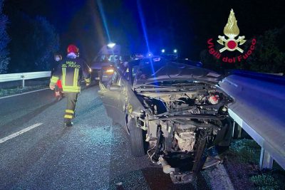 La scena dell'incidente