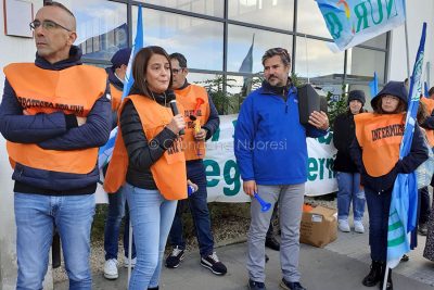 Manifestazione al San Francesco (foto Nieddu)
