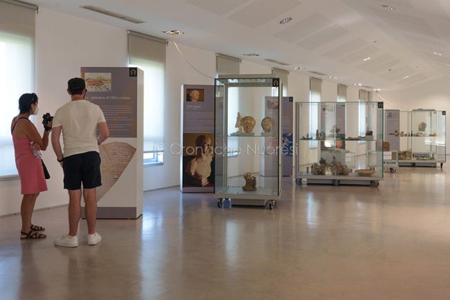 Una sala del Museo Archeologico di Olbia (foto S.Novellu)