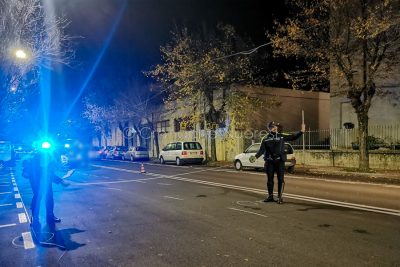 Nuoro, i rilievi della Polizia Locale sul luogo dell'investimento