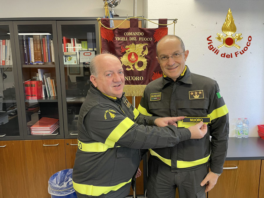 Nuoro. Cambio al vertice del Comando Provinciale dei Vigili del Fuoco