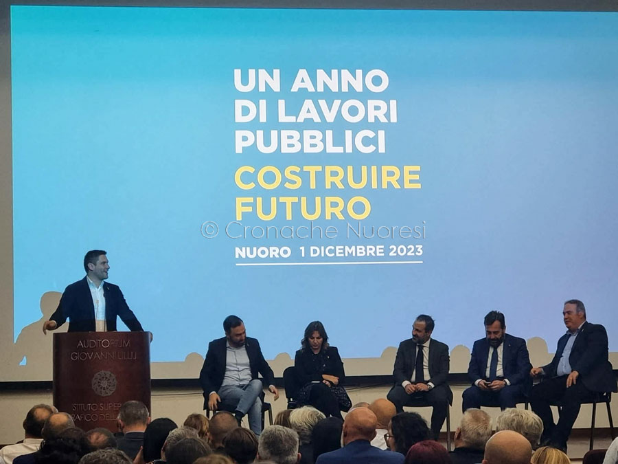 “Un anno di Lavori Pubblici”, grande folla a Nuoro per Saiu, annunciati anche tutti gli interventi programmati per la città