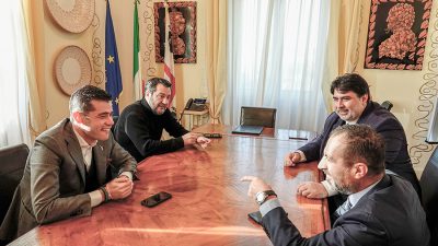 Salvini a Cagliari