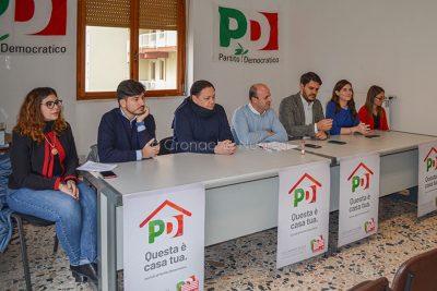 I candidati del PD nuorese alle Regionali 2024 (foto Nieddu)