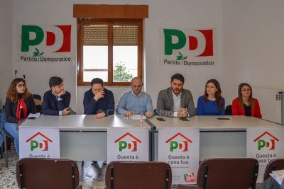 I candidati del PD nuorese alle Regionali 2024 (foto Nieddu)