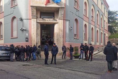 Vertice in Prefettura (foto S. Meloni)