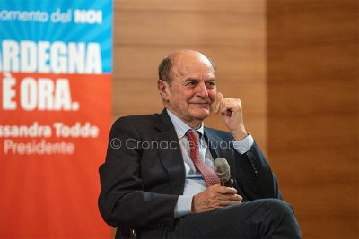 Pierluigi Bersani a Nuoro (foto S.Novellu)