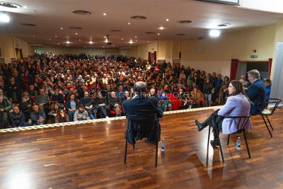 Pierluigi Bersani a Nuoro per Alessandra Todde (foto S.Novellu)