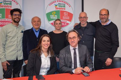 Regionali 2024 - I Rosso Verdi a Nuoro (foto Nieddu)