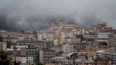 Nuoro, panoramica della citta' (foto S.Novellu).