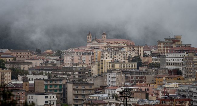 Nuoro, panoramica della citta' (foto S.Novellu).