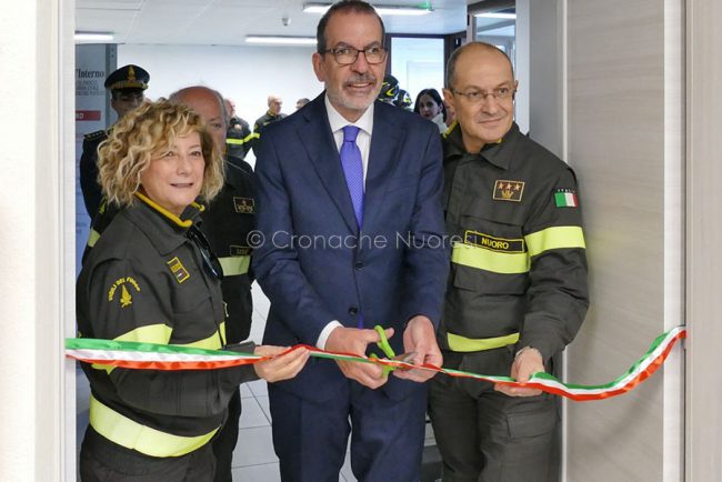 La nuova sala operativa dei Vigili del Fuoco (foto Nieddu)