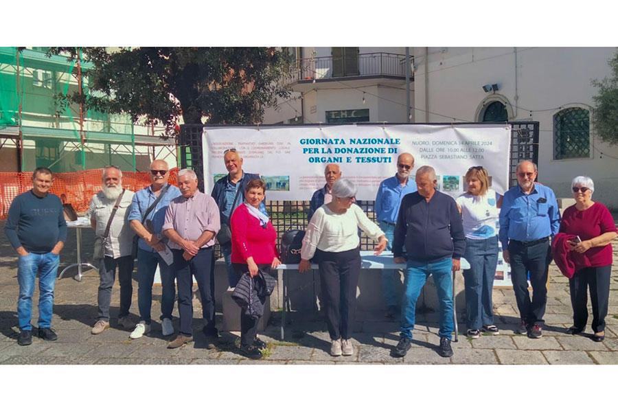 Nuoro e la provincia al vertice in Italia nel consenso alle donazioni di organi