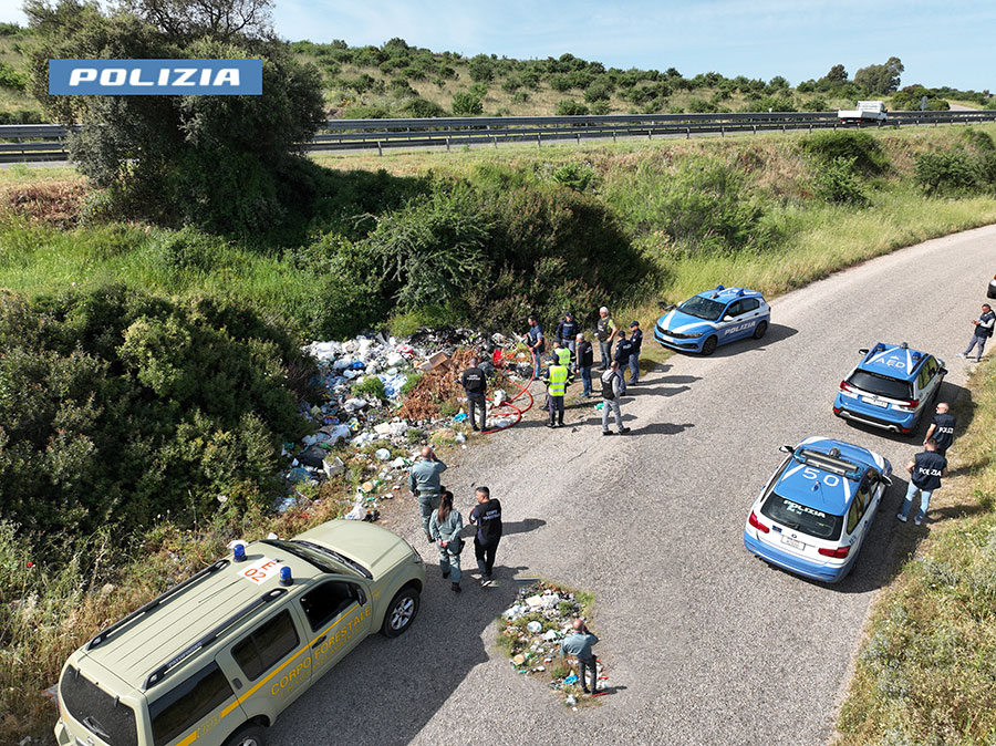 Discariche a cielo aperto nel Nuorese: 49 persone identificate e 3 denunciate
